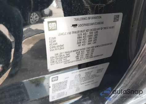 2023 Chevrolet Silverado 2Wd Short Bed Ltz z USA, uszkodzony, nr VIN 1GCPAEE84PZ168396